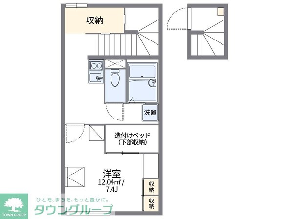 レオパレス瑞穂公園の物件間取画像